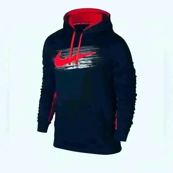 Nike Therma-FIT, Men’s Size Medium, (Women’s Size L), Pullover Hoodie, Black - Picture 1 of 14